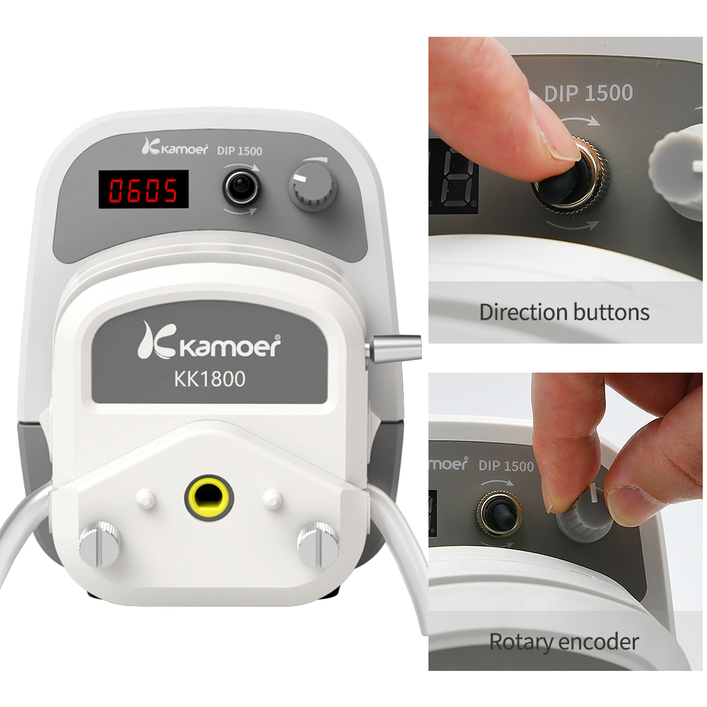 Mini Peristaltic Pump 12V - Kamoer DIP1500 Intelligent Peristaltic Pump High