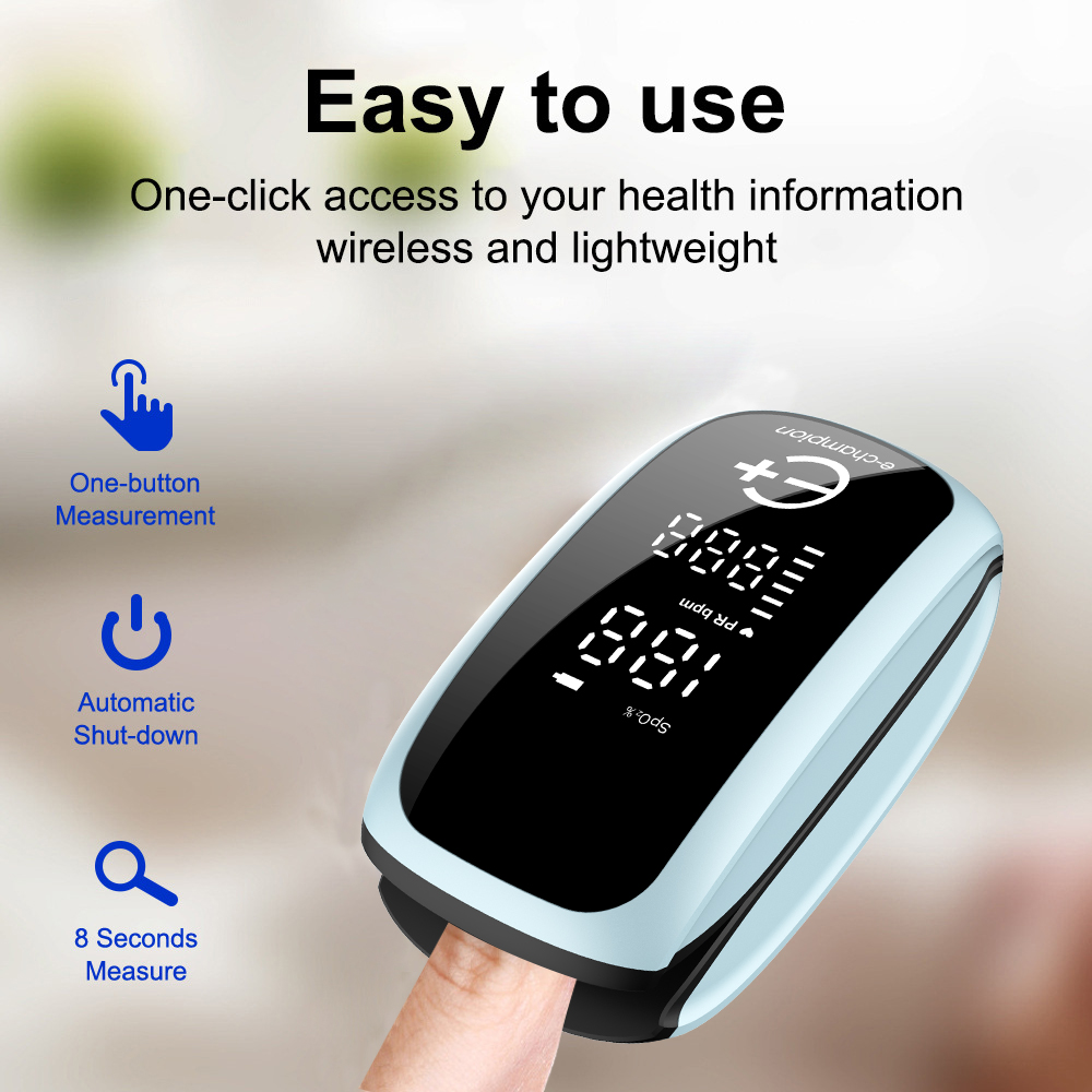 Digital LED Display Child Rech - Pulse Oximeter Fingertip Rechargeable recension och pris