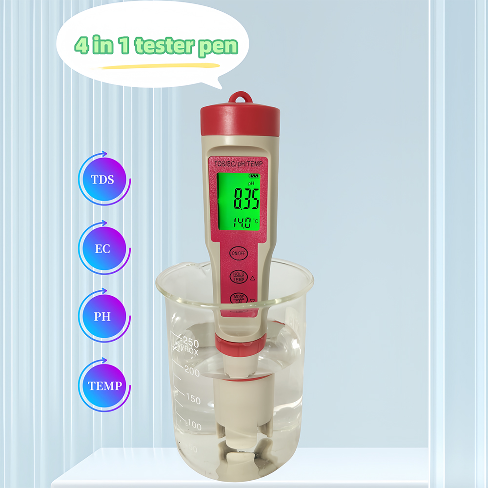 Backlight 4 in 1 pH Meter Pen  - Ph Meter Digital Water Tester recension och pris