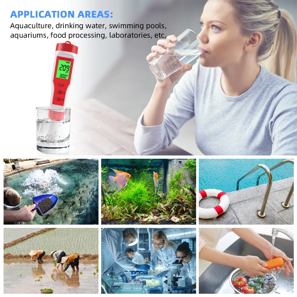 4 IN 1 TDS PH Meter PH/TDS/EC/ - Ph Meter Digital Water Tester recension och pris